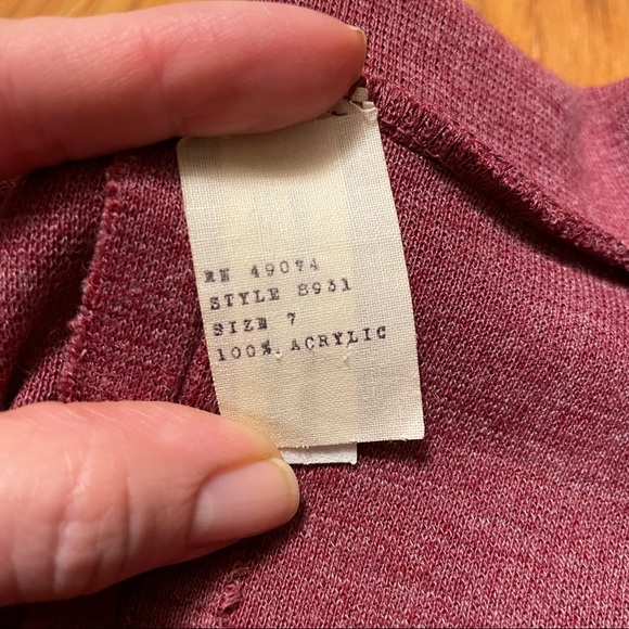 Vintage Maroon Blazer - Picture 4 of 7